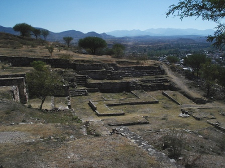 Le site archéologique de Cerro de las Minas, Oaxaca, Mexique