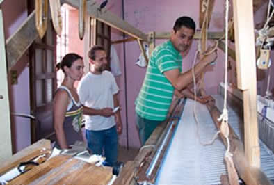 L’atelier textile Don Chepe, Barrio Xochimilco, Oaxaca, Mexique
