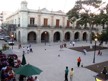 Palais du gouvernement sur le zocalo de Oaxaca. Mexique