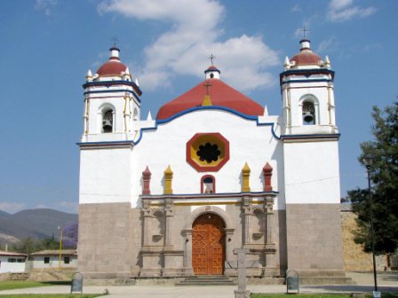 Eglise de San Bartolo Coyotepec, Oaxaca, Mexique