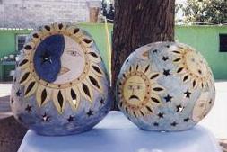 Exemples de céramique d’Atzompa, Oaxaca, Mexique