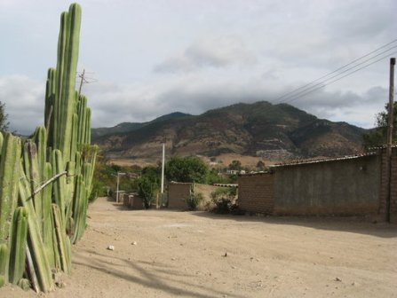 Le village de Xaaga, Oaxaca, Mexique