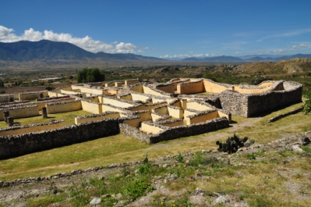 Le palais des six patios de Yagul, Oaxaca, Mexique