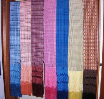 Châles de la production textile de Oaxaca, Mexique