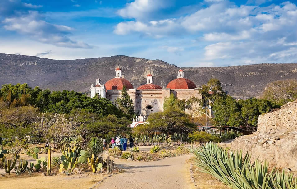 Village de Mitla, Oaxaca, Mexique