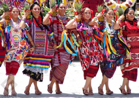Costume typique de Tuxtepec, Oaxaca, Mexique