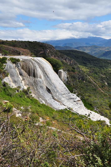 La cascade principale de Hierve el agua, Oaxaca, Mexique