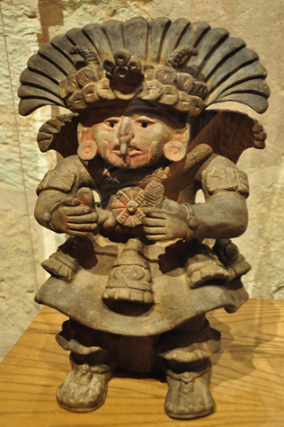 Urne Zapotèque du musée des cultures de Oaxaca, Mexique