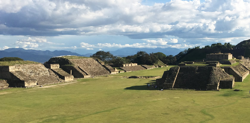 Monte Alban, site de la periode classique, Oaxaca, Mexique