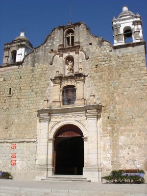 Le Temple du sang précieux du christ dans la rue d’Alcala, Oaxaca