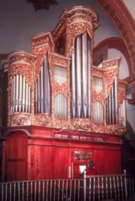 L’orgue de la cathédrale de Oaxaca, Mexique