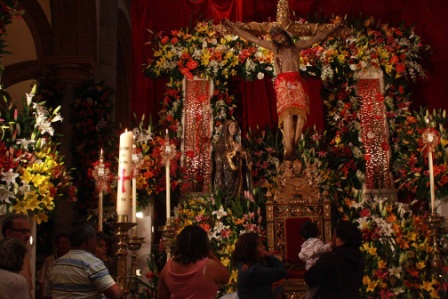 La chapelle du Seigneur de la Foudre de la cathédrale de Oaxaca, Mexique