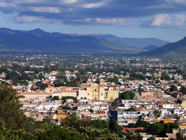 Vue de la ville de Oaxaca de Juarez, Mexique