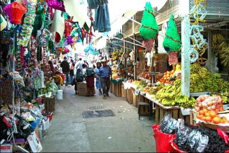 marché d’abastos de Oaxaca, Mexique.