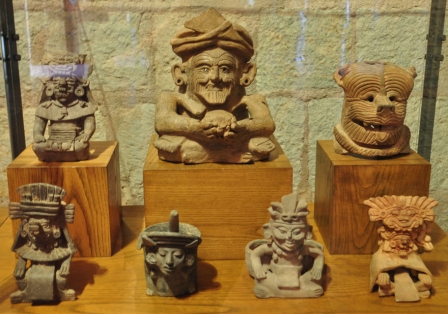 Statuettes Zapotèque de la periode classique de Oaxaca, Mexique