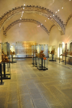 La salle de la periode Postclassique du musée des cultures de Oaxaca, Mexique