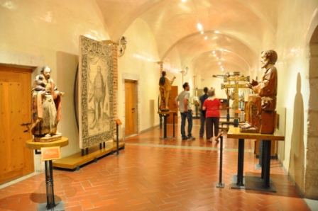 Une des salles interactives du musée Santo Domingo de Oaxaca, Mexique