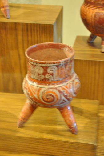 Céramique polychrome Zapotèque de l’époque des seigneureries, Oaxaca, Mexique