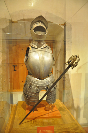 Armure espagnole conservée au musée des cultures de Santo Domingo, Oaxaca, Mexique