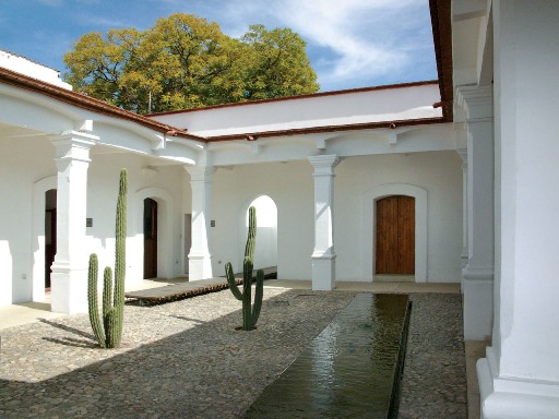 Patio du musée de la philatélie de Oaxaca