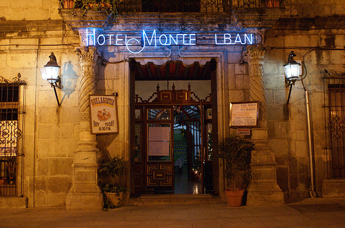Hotel Monte Alban sur l’alameda de Oaxaca. Mexique