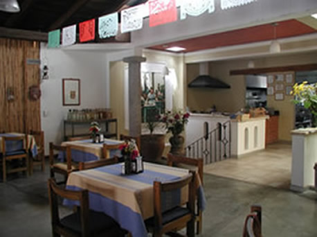 Restaurant Doña Chica de Mitla, Oaxaca, Mexique