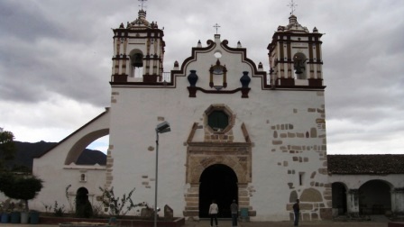 L’église du sang du christ de Teotitlan Del Valle, Oaxaca, Mexique