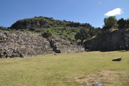 La forteresse de Yagul prise depuis le patio 4, Oaxaca, Mexique