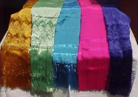 Reboso de la production textile de Oaxaca, Mexique