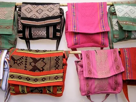 Sac de la production textile de Oaxaca, Mexique