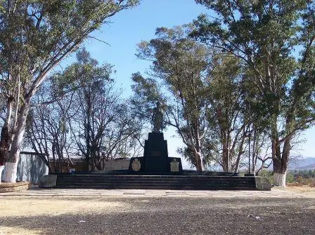 Monument à Vicente Guerrero, derrière l’ex-couvent de Cuilápam de Guerrero, Oaxaca, Mexique
