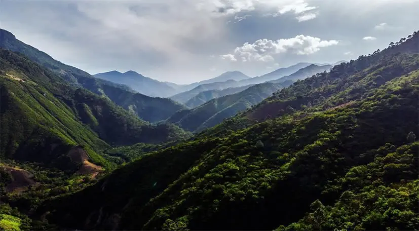 Paysage de l’État de Oaxaca, Mexique
