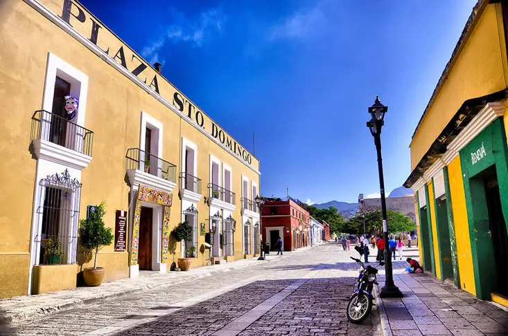 Soleil sur Oaxaca de Juárez, Mexique