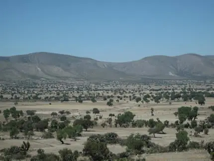 Les montagnes de Oaxaca, Mexique
