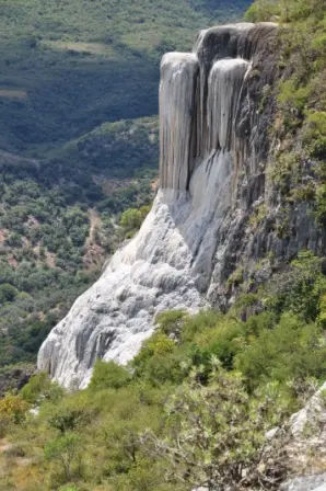 Deuxième ensemble de cascades pétrifiées de Hierve el Agua, Oaxaca, Mexique