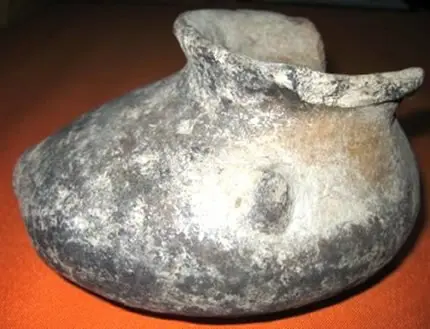 Patojo ou vase sabot zapotèque de la période postclassique, Oaxaca, Mexique