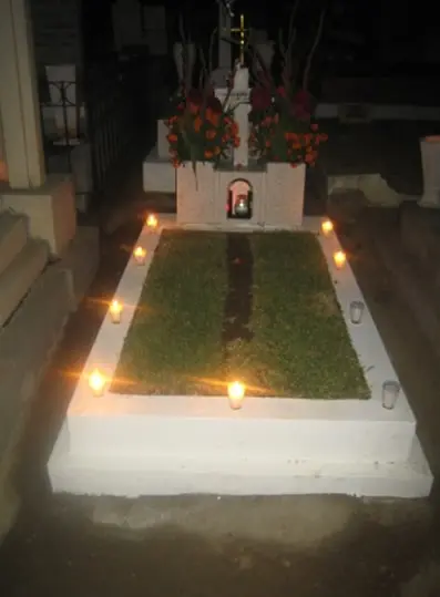 Tombe du panthéon général de Oaxaca de Juárez pour le jour des morts, Mexique