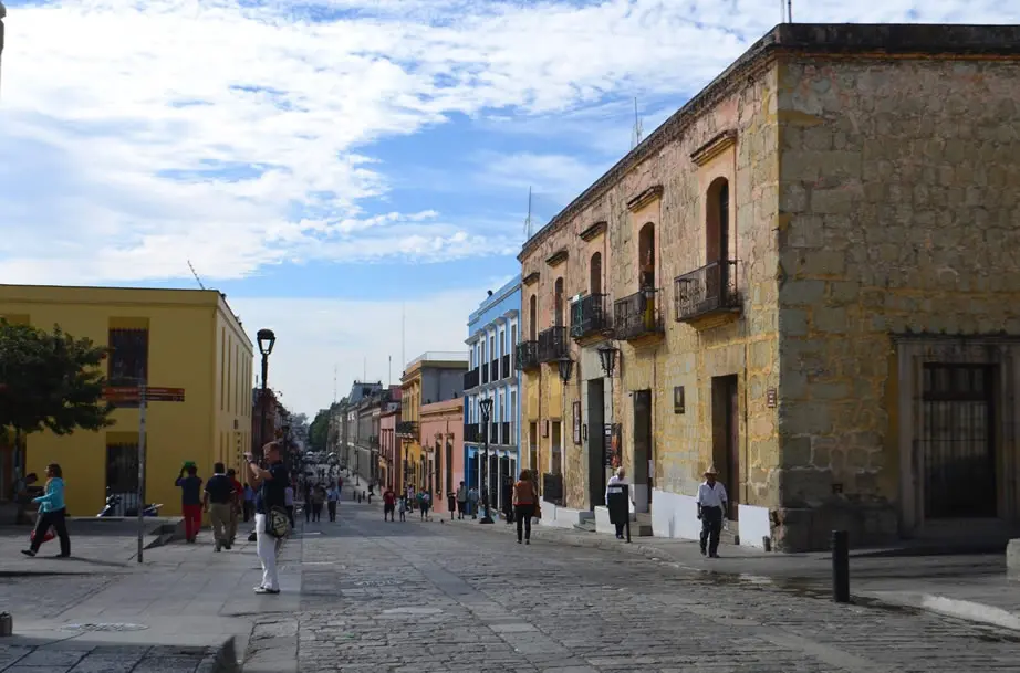 La rue d’Alcalá, andador turistico de Oaxaca de Juárez, Mexique