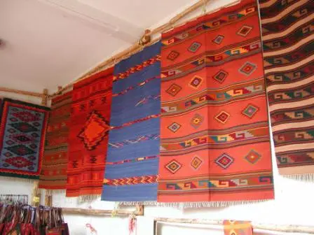 Tapis de Teotitlán del Valle, Oaxaca, Mexique