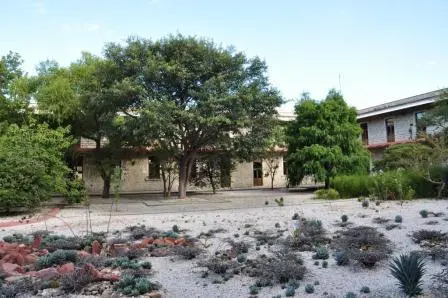Le secteur de climat désertique du jardin ethnobotanique de Oaxaca, Mexique