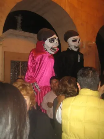 Le panthéon de Oaxaca pour le jour des morts, Mexique
