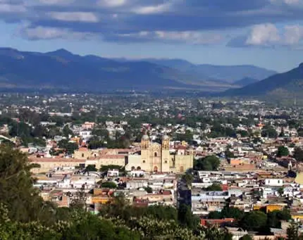 Vue de la ville de Oaxaca de Juárez, Mexique
