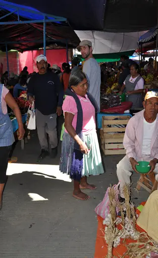 Ambiance des marchés de Oaxaca de Juárez, Mexique