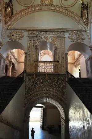 Décoration intérieure de l’ex-couvent Santo Domingo, aujourd’hui, musée des cultures de Oaxaca, Mexique
