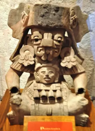 Urne Zapotèque de la période classique de Oaxaca, Mexique
