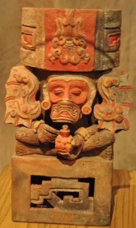 Exemple de l’art Precolombien des zapotèques de Oaxaca, Mexique