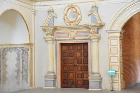 Décoration du premier étage de l’ex-couvent Santo Domingo de Oaxaca, Mexique