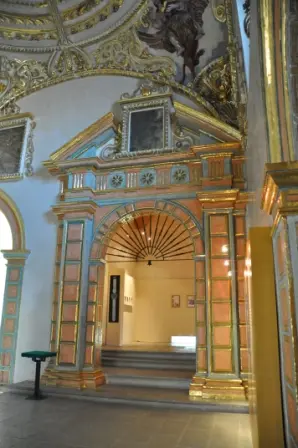 Décoration du premier étage du musée des cultures de Oaxaca, Mexique
