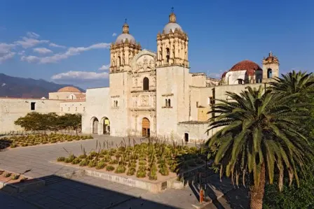 Patio du musée des cultures de Oaxaca, Mexique