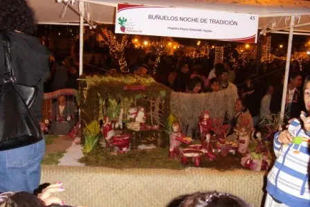Scène en radis pour la Nuit des Radis de Oaxaca, Mexique